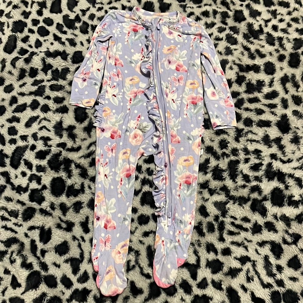 Posh peanut Samantha ruffle butt footie 6-9 months